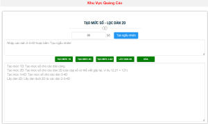 Bạn có thể tự tạo dàn đề tự động tại soicau3canghomnay.top